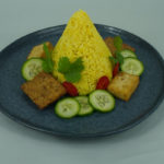 Nasi kuning yellow rice pressure cooker
