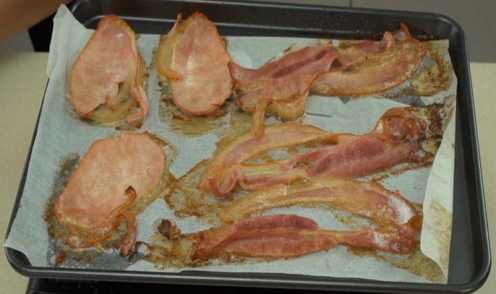 oven baked crisp bacon
