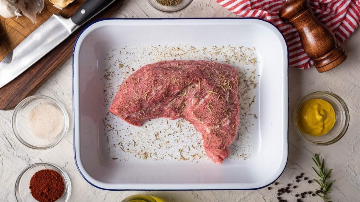 Tri Tip Steak With Rub