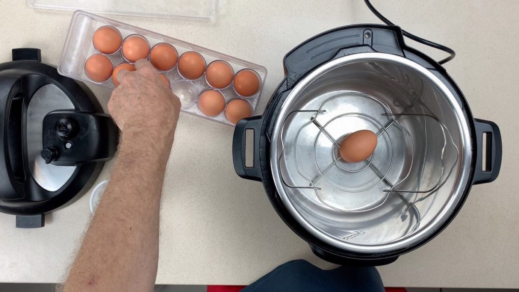 Place Eggs In Instant Pot