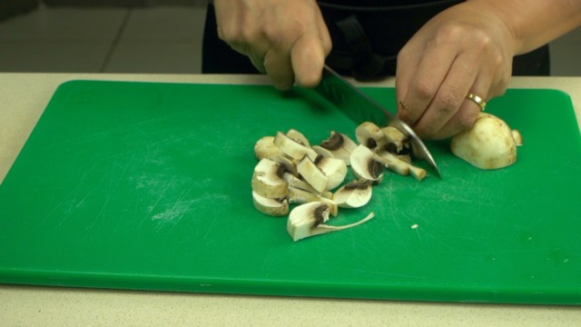 Slice Mushrooms