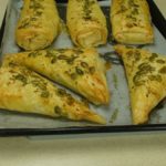 Filo Triangle Parcels Baked