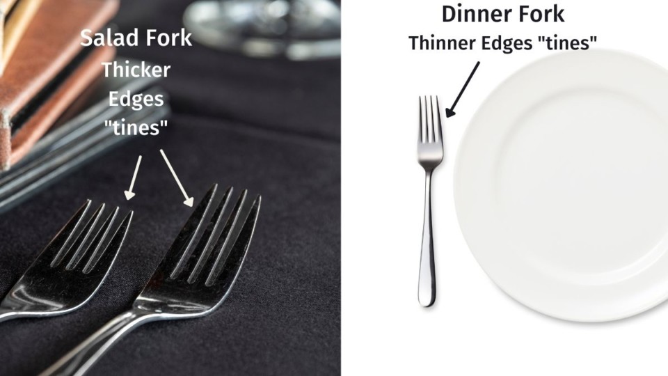 The Real Difference Between Salad and Dinner Forks