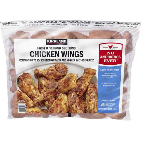 10lb Bag of Chicken wings will feed 5 people