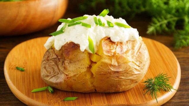 How To Serve Baked Potatoes and Pasta Salad