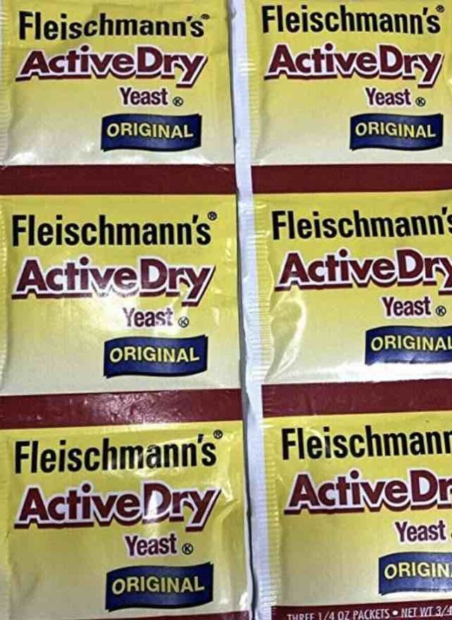 How much is in a Fleischmann yeast packet?