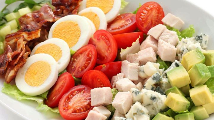 What Are the quantities ingredients you need to buy for cobb salad for a BBQ party 