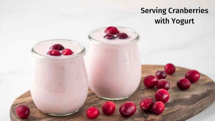 Cranberries Go Very Well with Yoghurt