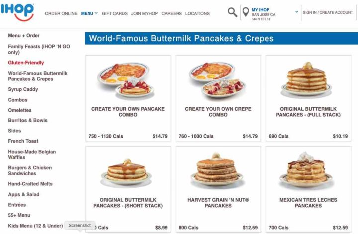 Ihop Crepes - Build your Own