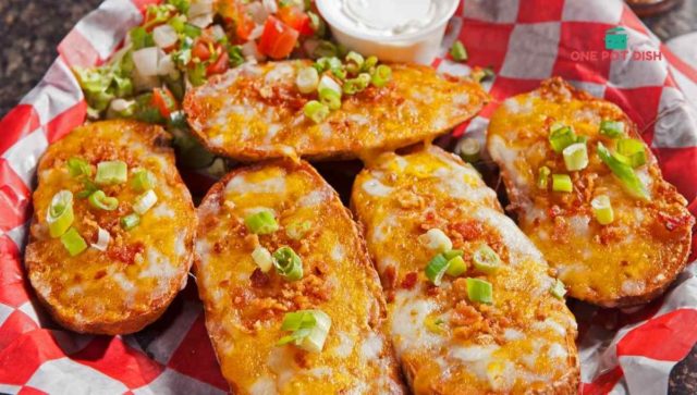 Loaded Potato Skins - an Easy Side For Chicken Wings