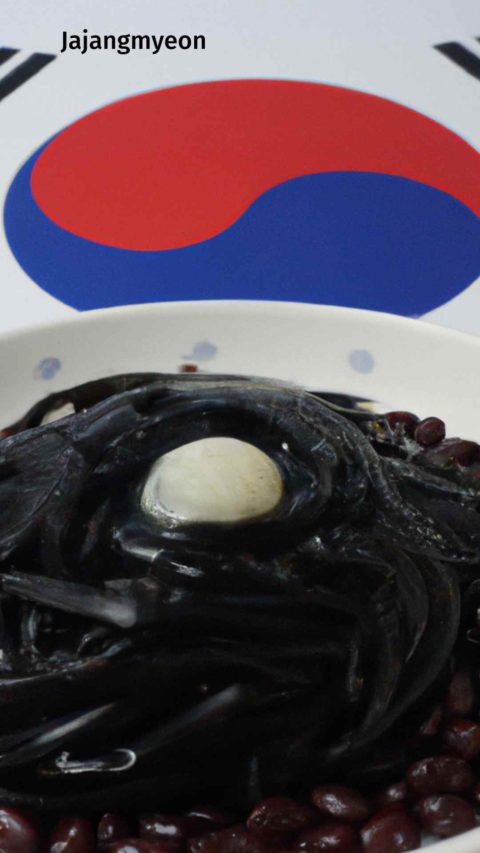 Jajangmyeon is a Korean noodle dish