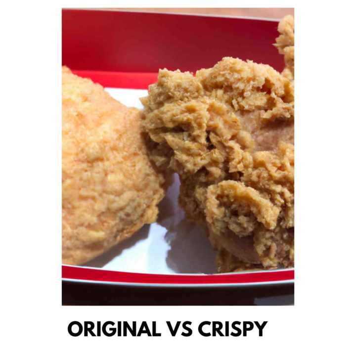 Col Sanders Original Chicken vs The new Crispy