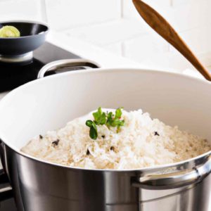 Low Heat Cooking Of Rice