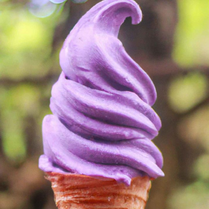 Ube Ice Cream Is Sweet and Smooth - Taro is not normally used in Ice Cream