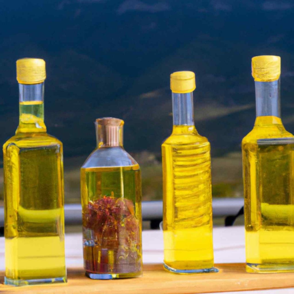 4 Top Neutral Oils - Canola, Olive, Sunflower, Grape-seed