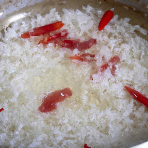 Whole Red Peppers In Rice