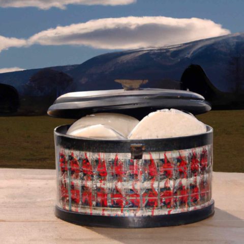 Storing Rice Cakes In An Air Tight Cake Tin