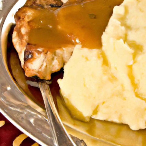 Mashed Potato Goes Well With Pork Chops