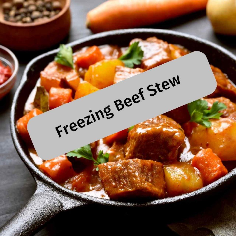 How to Freeze Beef Stew