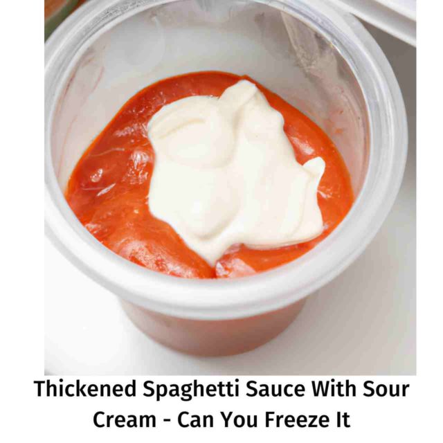 How to Freeze Sauces Made with Sour Cream