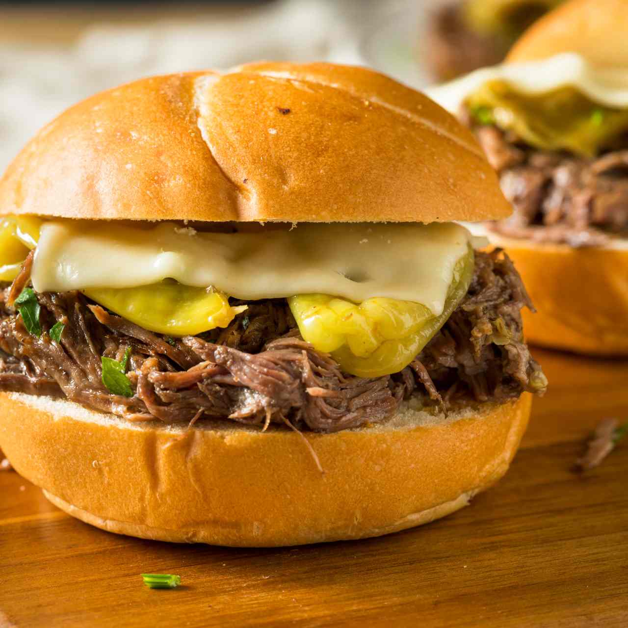  burgers and sliders with leftover Mississippi pot roast