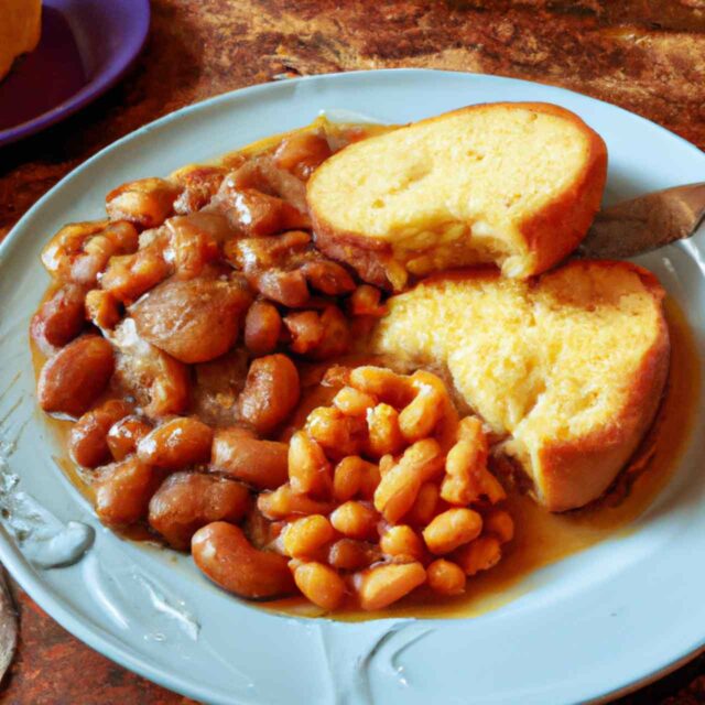 Time-tested comfort food! Enjoy the classic combo of beans and cornbread, the perfect balance of protein, carbs, and flavor.