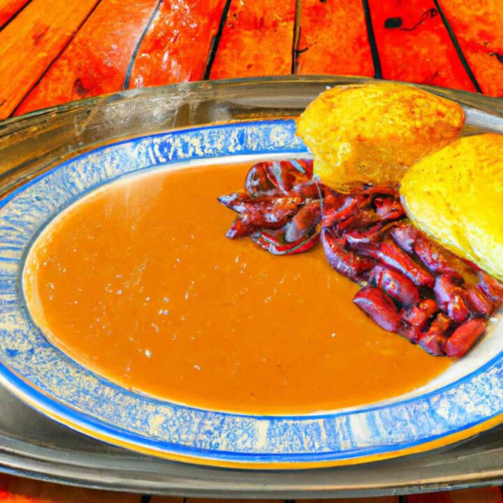 The perfect comfort food combo! Sweet and savoury, try this classic Southern-style dish of beans and cornbread. Delicious and comforting!
