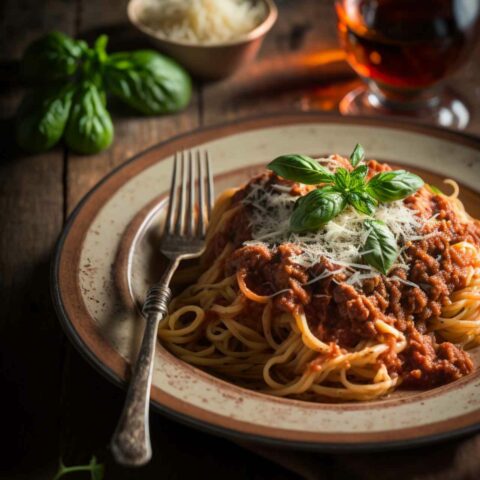 How You Plate up Spaghetti Bolognese Is Important when Feeding a Big Group