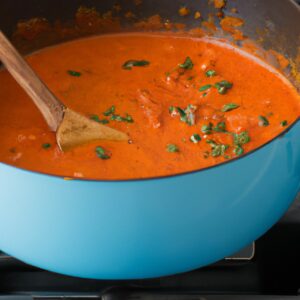 Finely Blended Homemade Tomato Spaghetti Sauce