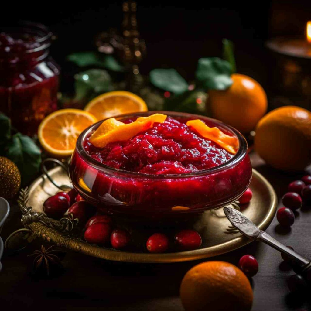 A Scaled Orange-Brandy Cranberry Sauce Recipe